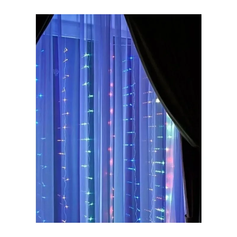 Светодиодная гирлянда ULED Дождь ULED-WF-1200-220V-(W-F-W/W)