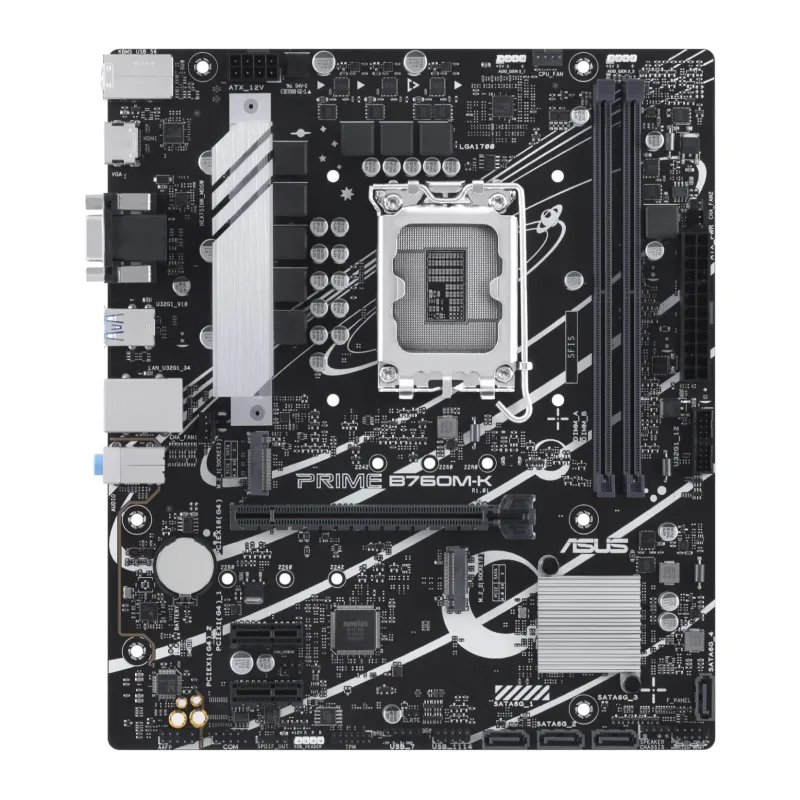 Материнская плата ASUS Prime B760M-K (90MB1FI0-M0EAY0)