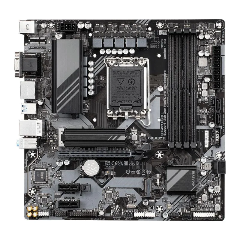 Материнская плата GigaByte B760M DS3H Soc-1700 Intel B760 4xDDR5