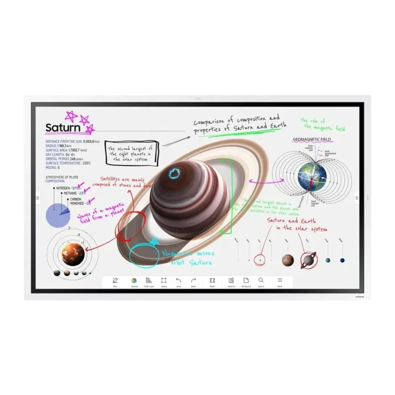 Информационная панель Samsung WM65B Flip Chart Pro белый (LH65WMBWBGCXCI)
