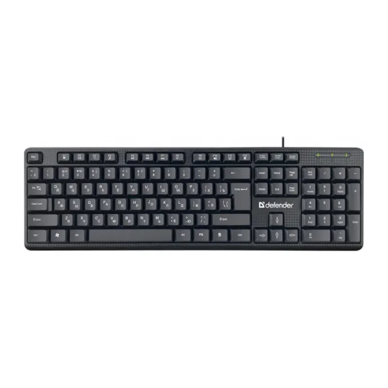 Клавиатура Defender HB-162 Daily RU Black (45162)
