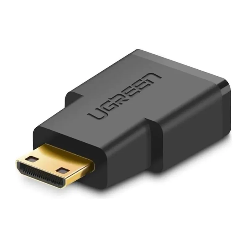 Кабель-переходник UGREEN Mini HDMI (M) to HDMI 2.0 (F) Black (20101)