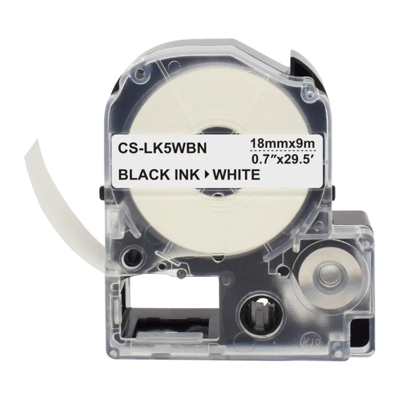 Картридж ленточный Cactus CS-LK5WBN черный