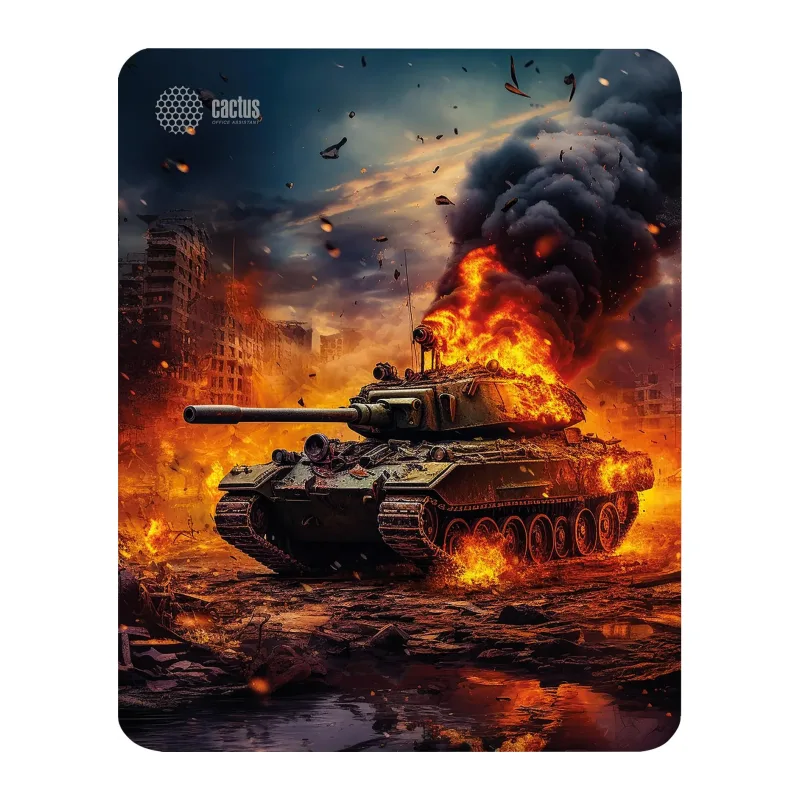 Коврик для мыши Cactus Burning tank (CS-MP-D04M)