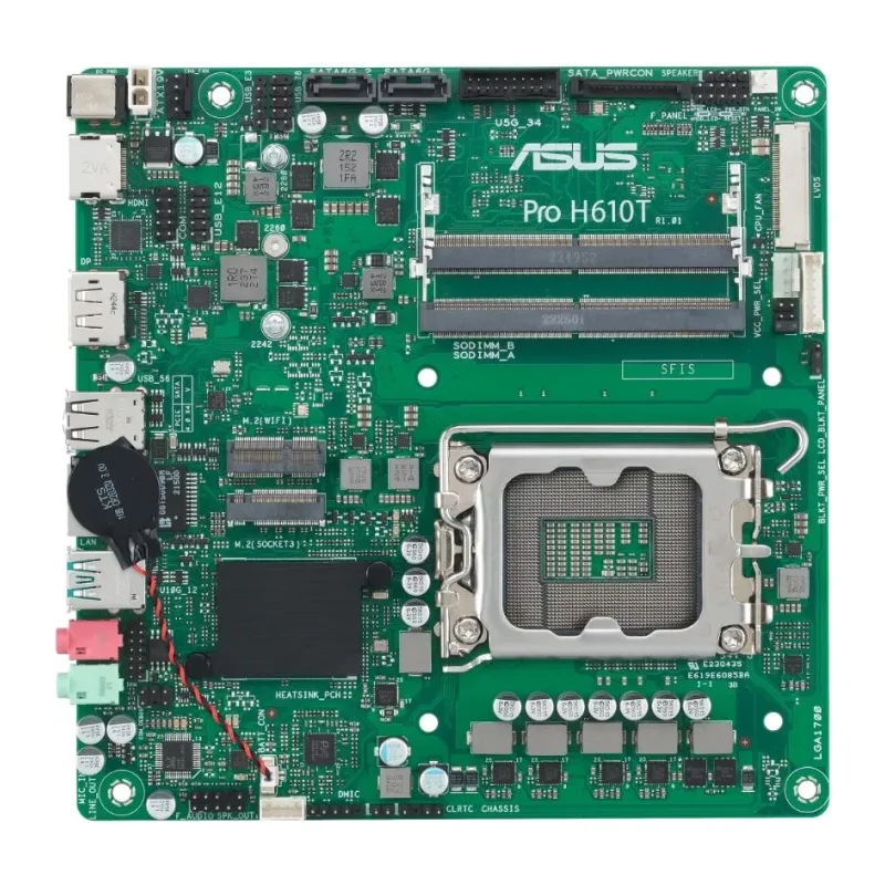 Материнская плата ASUS Pro H610T-CSM (90MB1G60-M0EAYC)