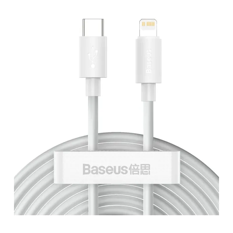 Кабель Baseus Simple Wisdom White (TZCATLZJ-02)