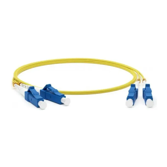 Патч-корд Hyperline FC-D2-9-LC/ULLUR-LC/ULLUR-H-5M-LSZH-YL желтый