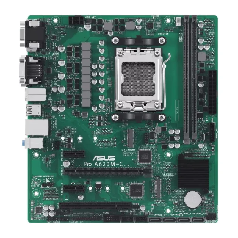 Материнская плата ASUS Pro A620M-C-CSM (90MB1F80-M0EAYC)