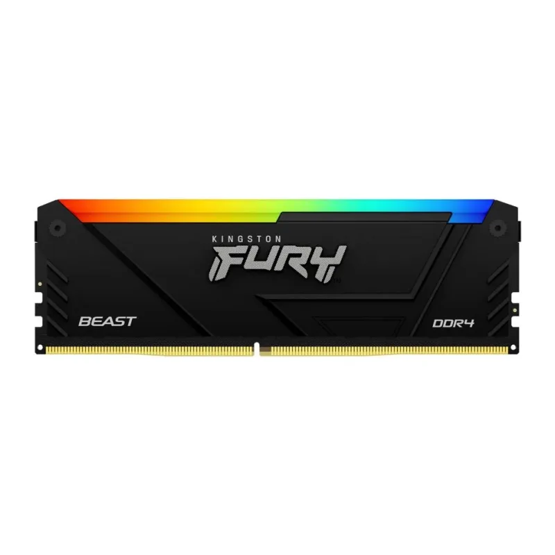 Оперативная память Kingston Fury Beast Black RGB XMP 8GB DDR4 (KF432C16BB2A/8)