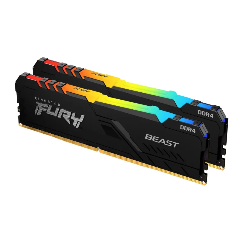 Оперативная память Kingston Fury Beast RGB 2x32GB (KF432C16BB2AK2/64)