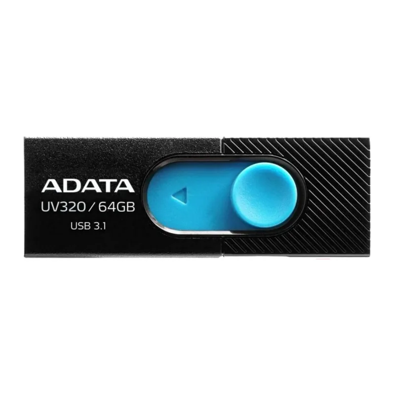 USB Flash-накопитель A-Data UV320 64GB Black/Blue (AUV320-64G-RBKBL)
