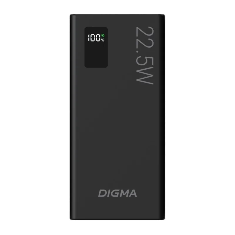 Портативное зарядное устройство Digma DGPF10A черный (DGPF10A22PBK)