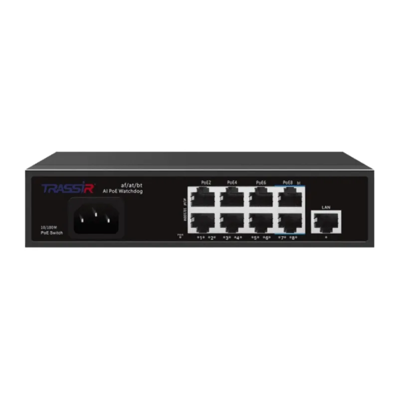 Коммутатор Trassir TR-NS1109-120-8PoE