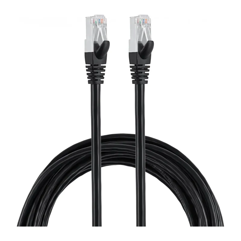 Патч-корд Buro STP cat7 5м черный (BU-7-5M)