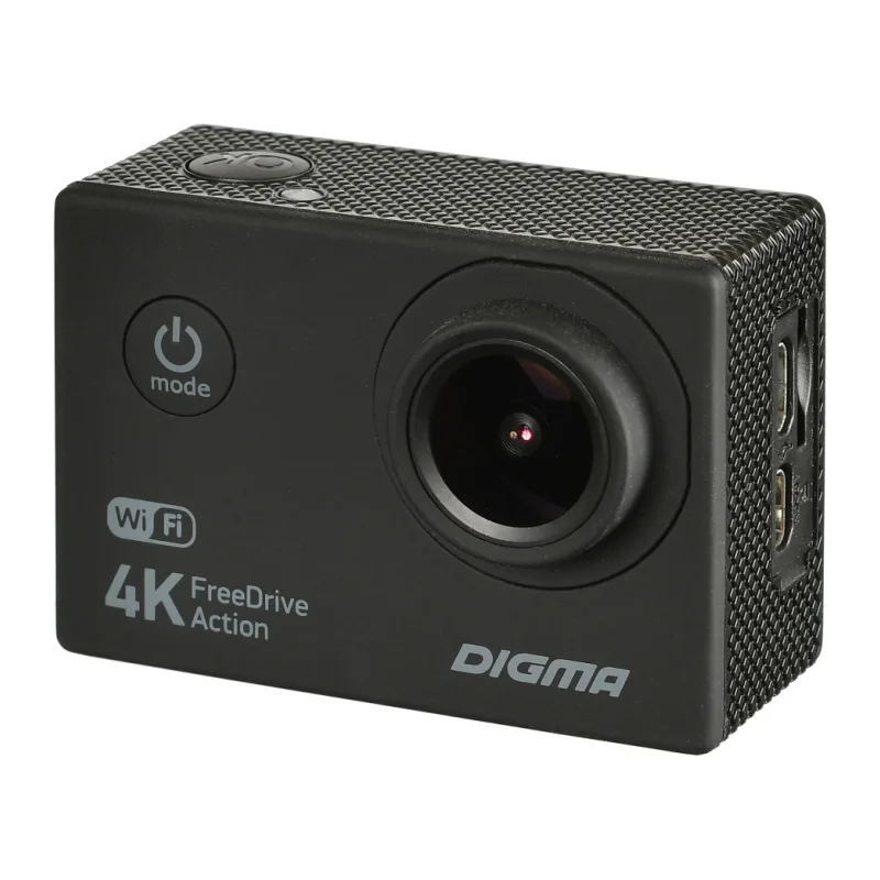 Автомобильный видеорегистратор Digma FreeDrive Action 4K WiFi черный
