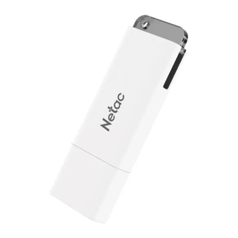 USB Flash-накопитель Netac U185 2.0 16GB белый (NT03U185N-016G-20WH)
