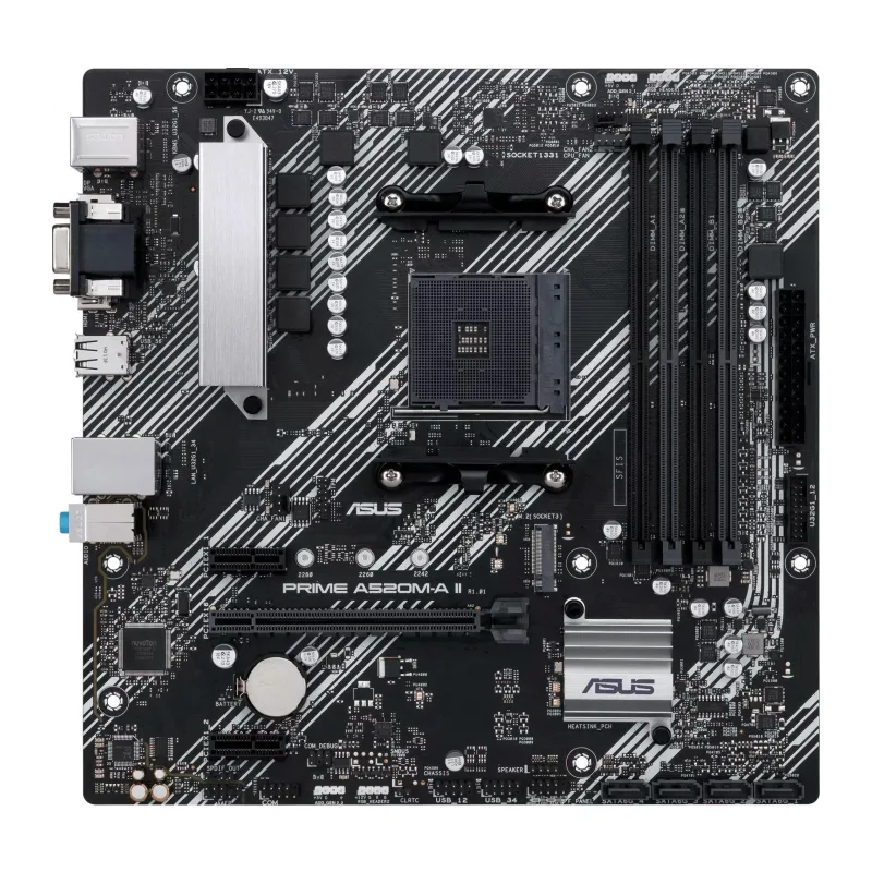 Материнская плата ASUS Prime A520M-A II/CSM