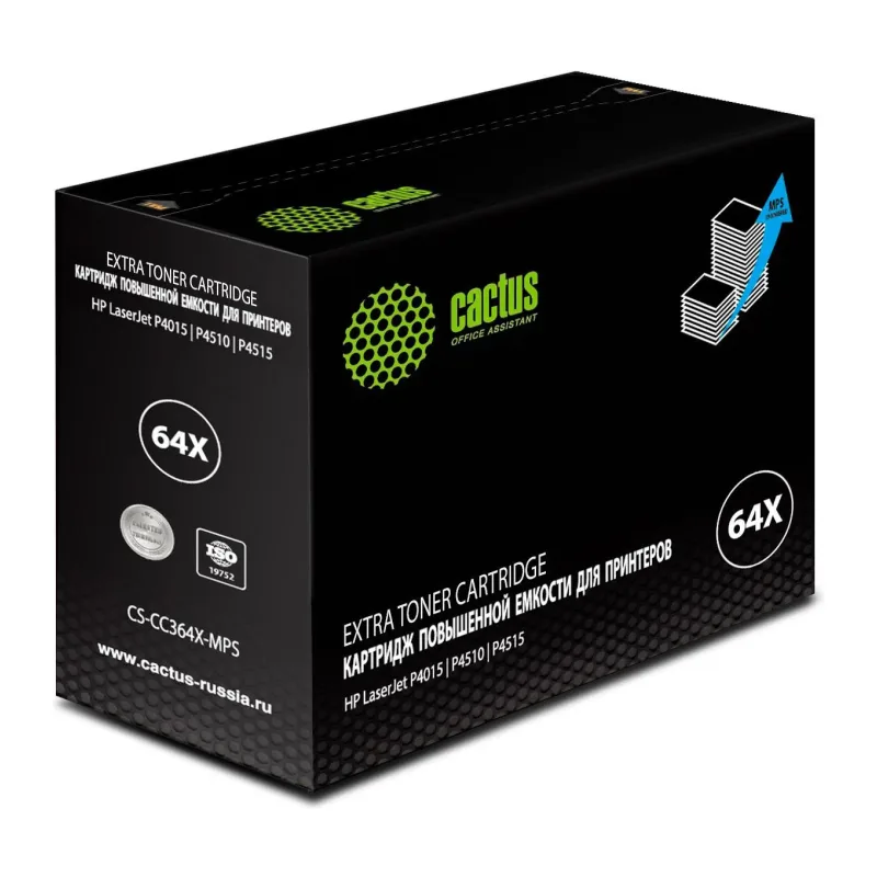 Картридж Cactus CC364XX черный (CS-CC364X-MPS)