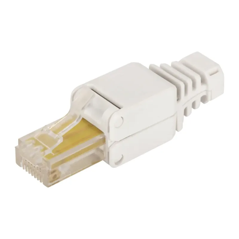 Коннектор Lanmaster LAN-TMP-U5E-WH белый