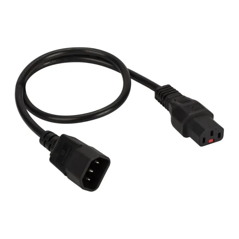 Шнур питания Lanmaster LAN-PP13L/14-1.8-BK черный