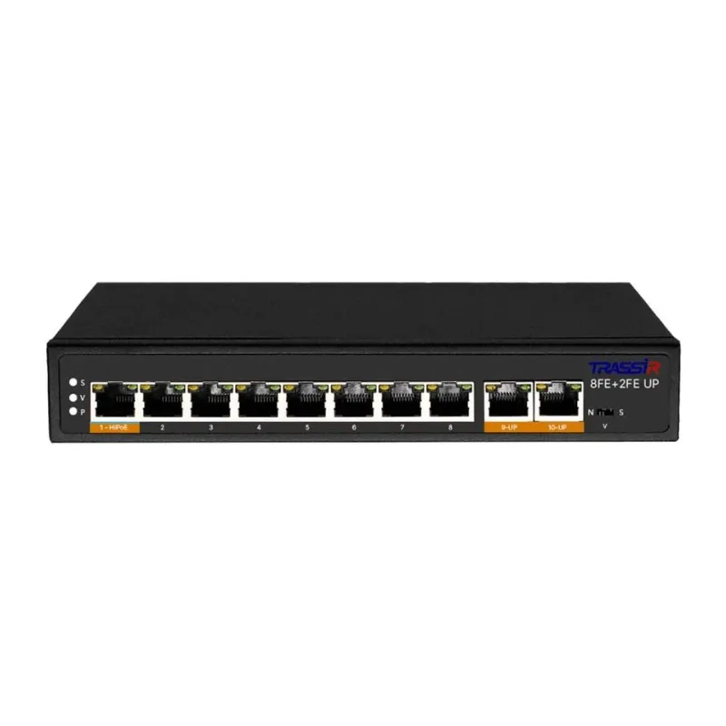 Коммутатор Trassir TR-NS1110-120-8POE