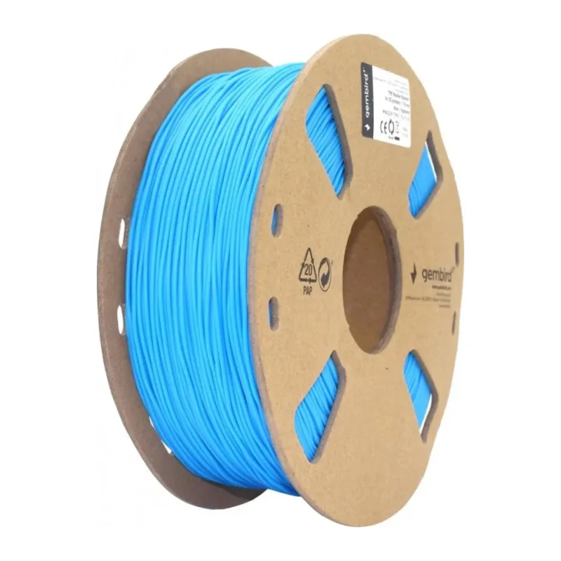 Пластик для 3D-принтера Gembird 3DP-TPE1.75-01-B Blue