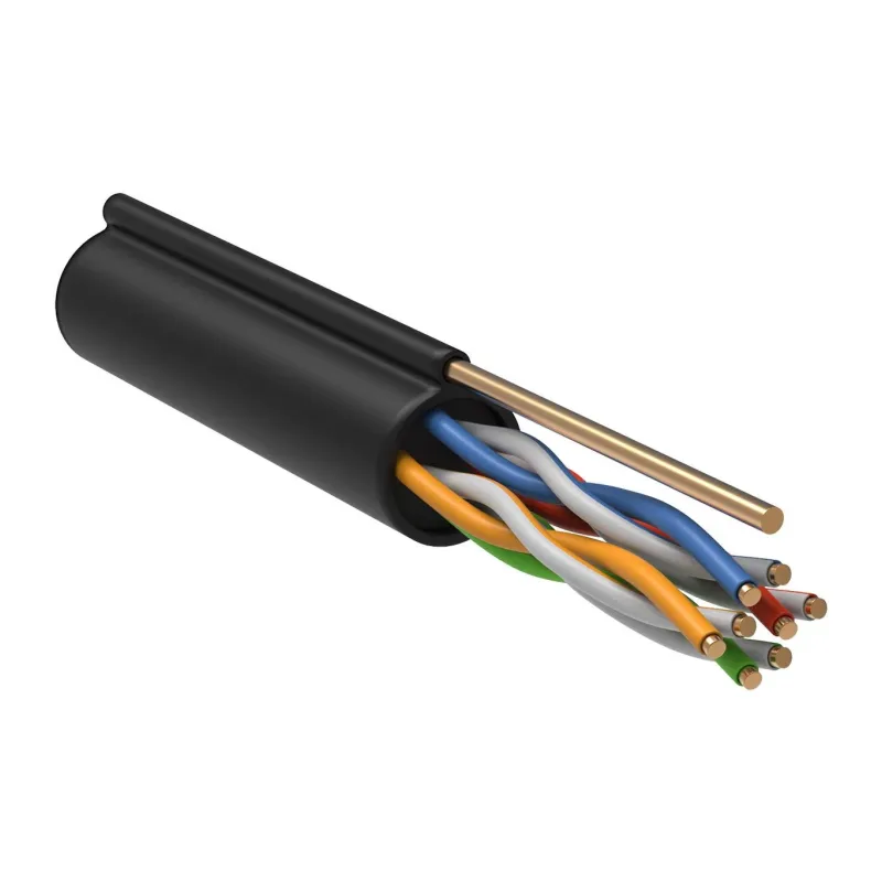 Кабель витая пара ITK BC3-C5E04-359-305-G черный