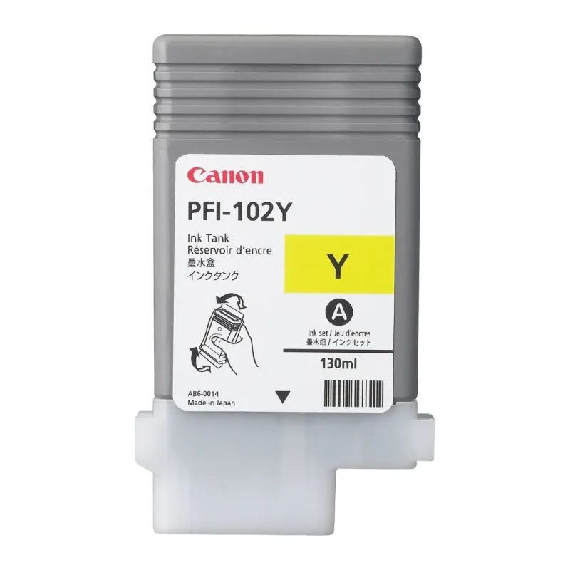 Картридж Canon PFI-102Y желтый (0898B001)
