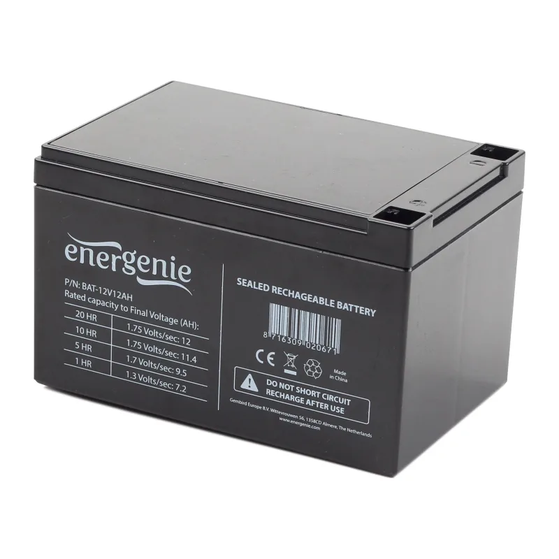 Аккумулятор для ИБП EnerGenie BAT-12V12AH