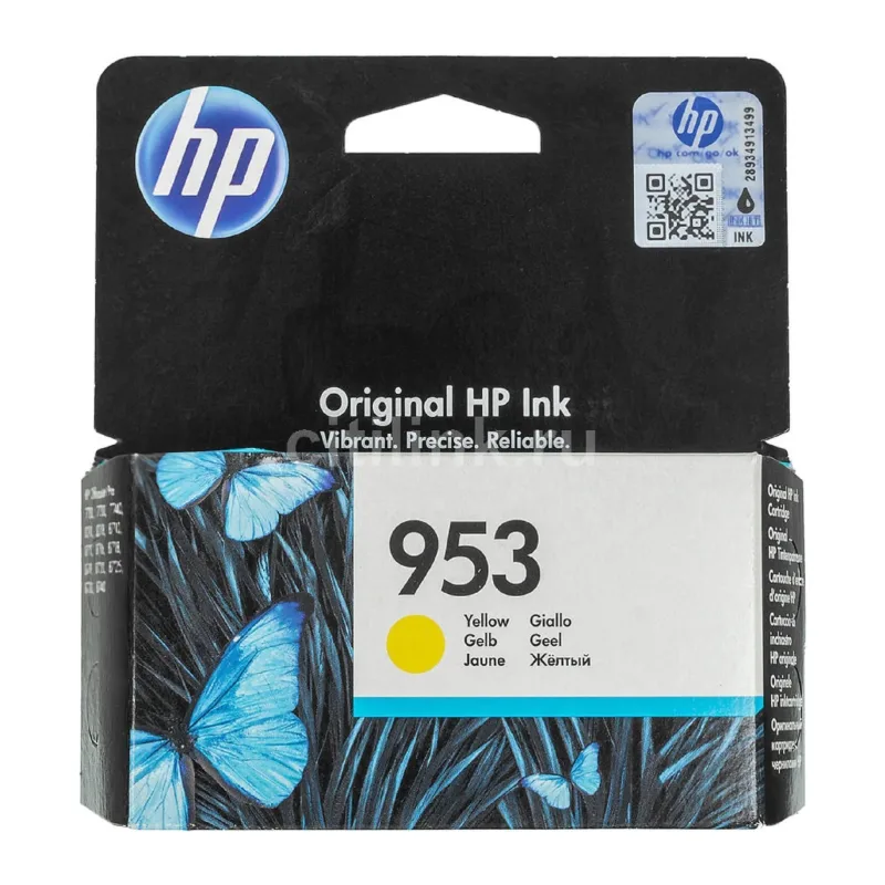 Картридж HP 953 желтый (F6U14AE)