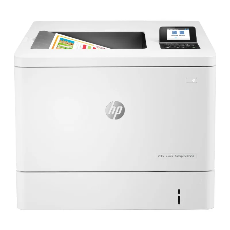 Принтер HP Color LaserJet Enterprise M554dn белый (7ZU81A)