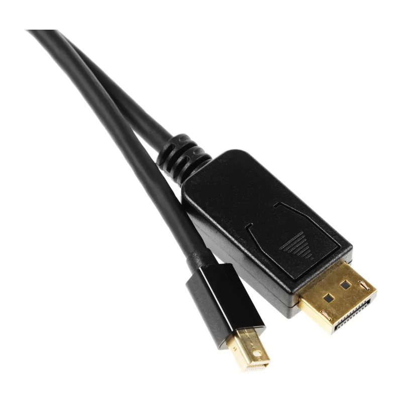 Кабели Buro miniDisplayport (m)/DisplayPort (m) 1,5м черный (MDP-DP)
