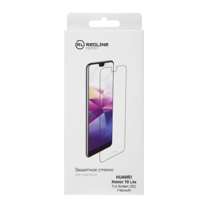Защитное стекло Red Line для Huawei Honor 10 Lite/11i 3D 1шт черный (УТ000017125)