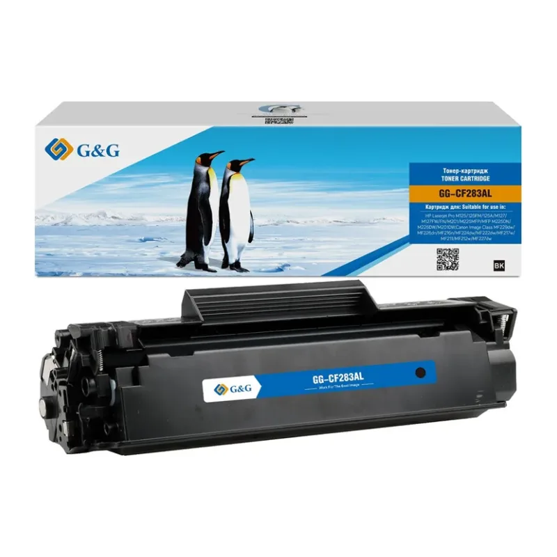 Картридж G&G GG-CF283AL черный