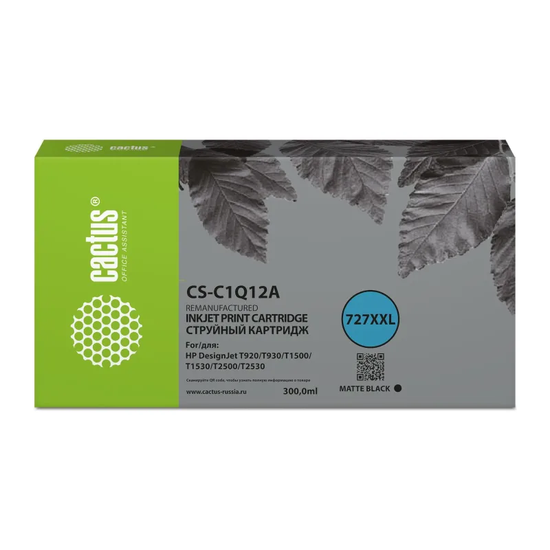 Картридж Cactus CS-C1Q12A черный