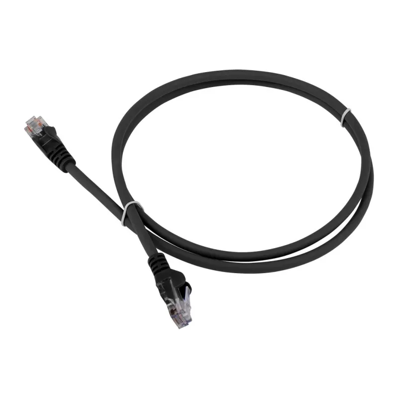 Патч-корд Lanmaster LAN-PC45/U6-1.0-BK 1м черный