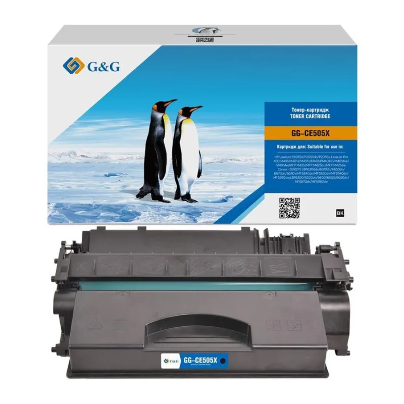 Картридж G&G GG-CE505X черный