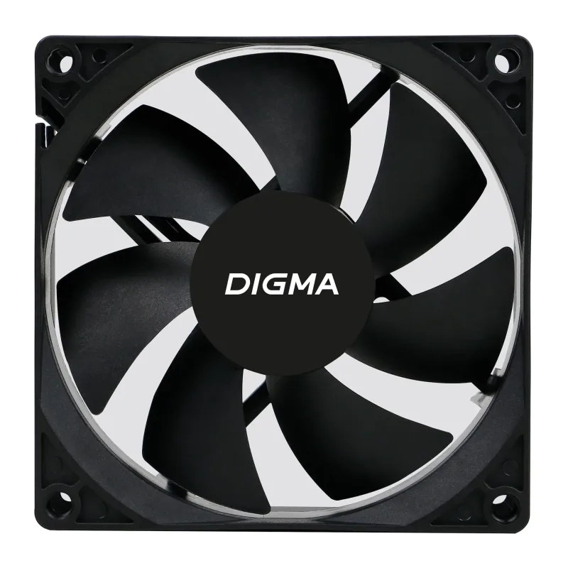 Вентилятор для корпуса Digma DFAN-90 черный
