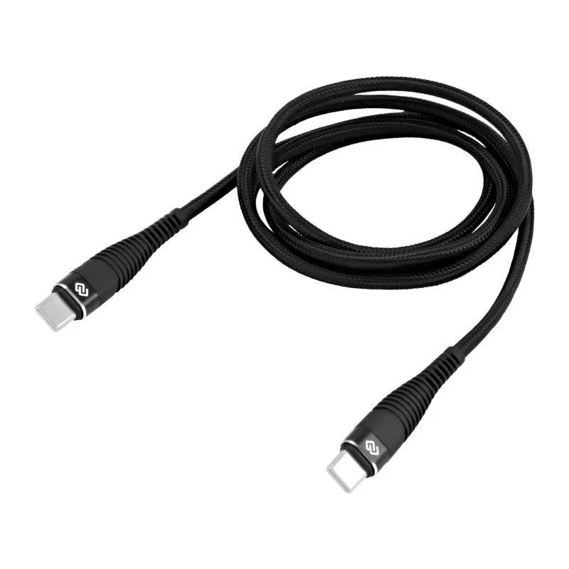 Кабель Digma USB Type-C (m) - USB Type-C (m) 1 м черный (DG-USBС-C-1M-100W)