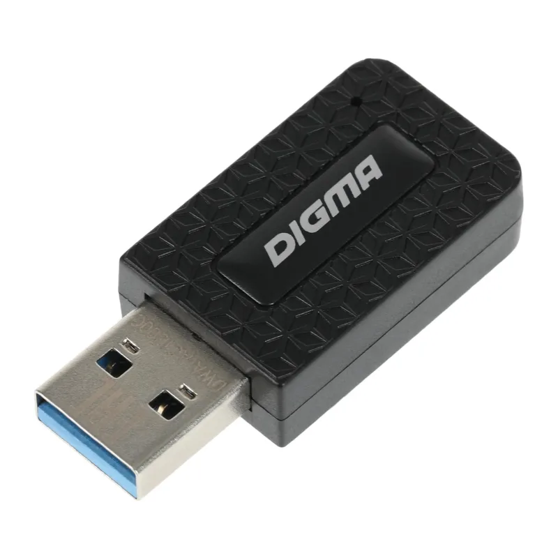Wi-Fi адаптер Digma DWA-AC1300C черный