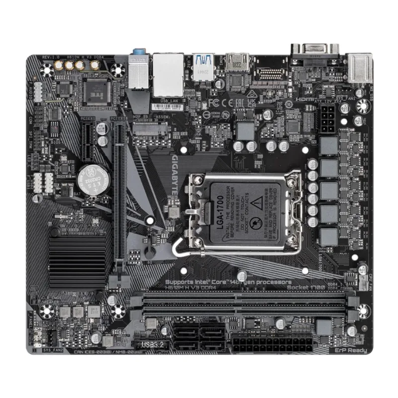 Материнская плата GigaByte H610M H V3 DDR4
