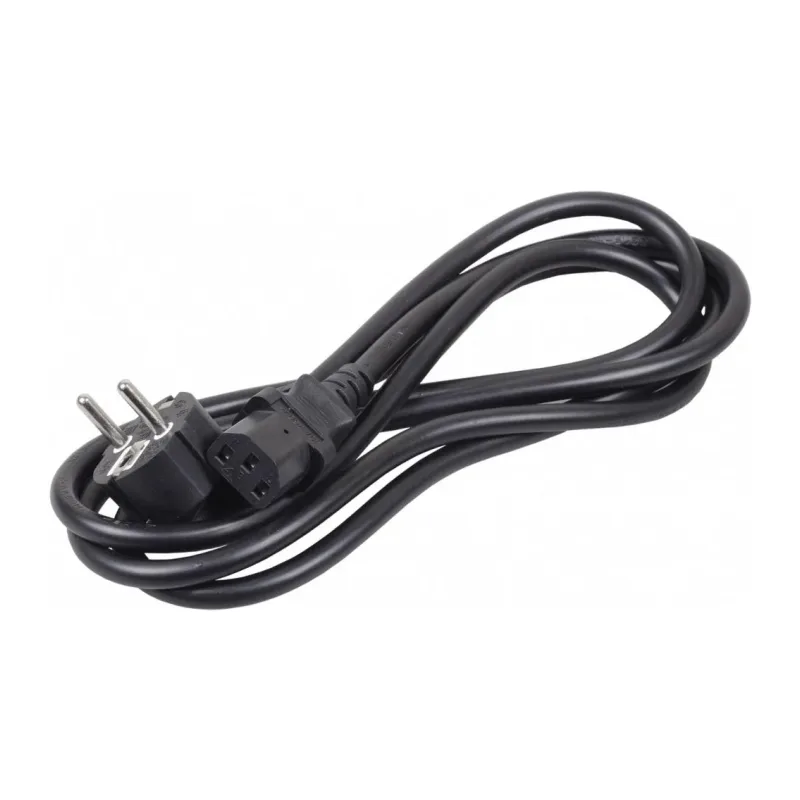 Шнур питания ITK PC-C13D-1M 1 м черный