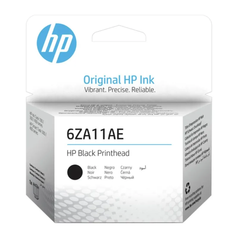 Печатающая головка HP 6ZA11AE черный