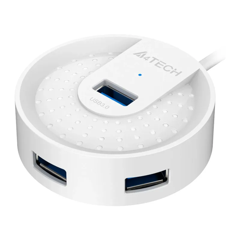 USB-хаб A4Tech HUB-30 белый
