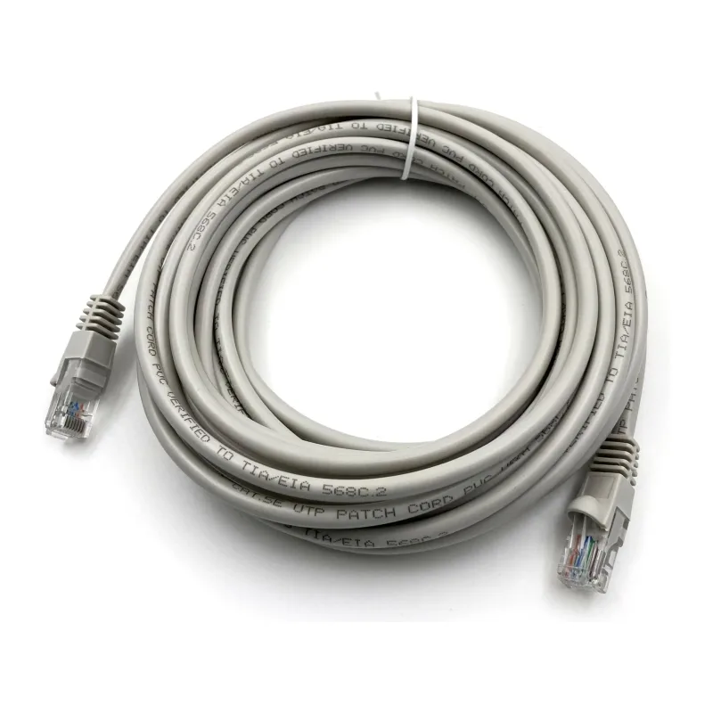 Патч-корд Buro UTP-5E-7M-G cat5E 7м серый