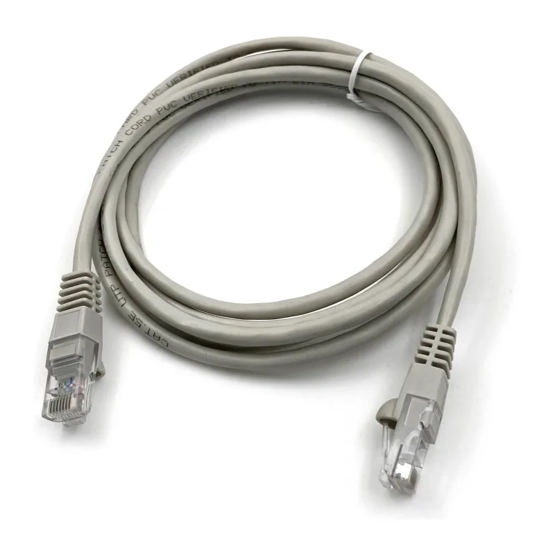Патч-корд Buro UTP-5E-2M-G cat5E 2м серый