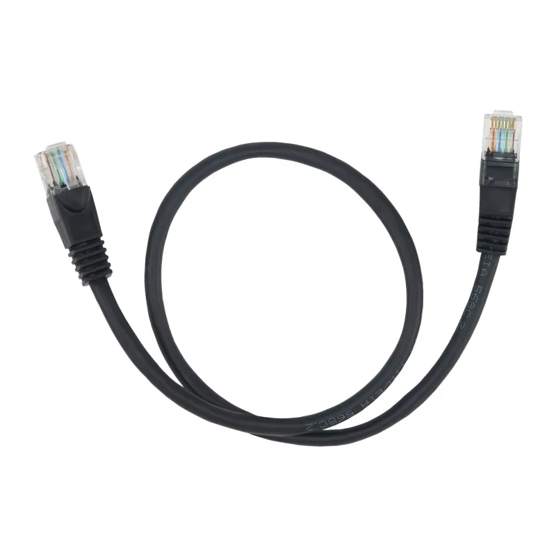 Патч-корд Buro UTP cat5E 0.5м черный RJ-45 (m)-RJ-45 (m)