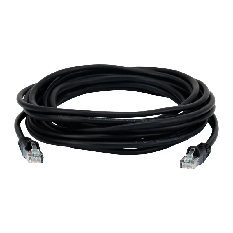 Патч-корд Buro UTP cat5E 5м черный RJ-45 (m)-RJ-45 (m)