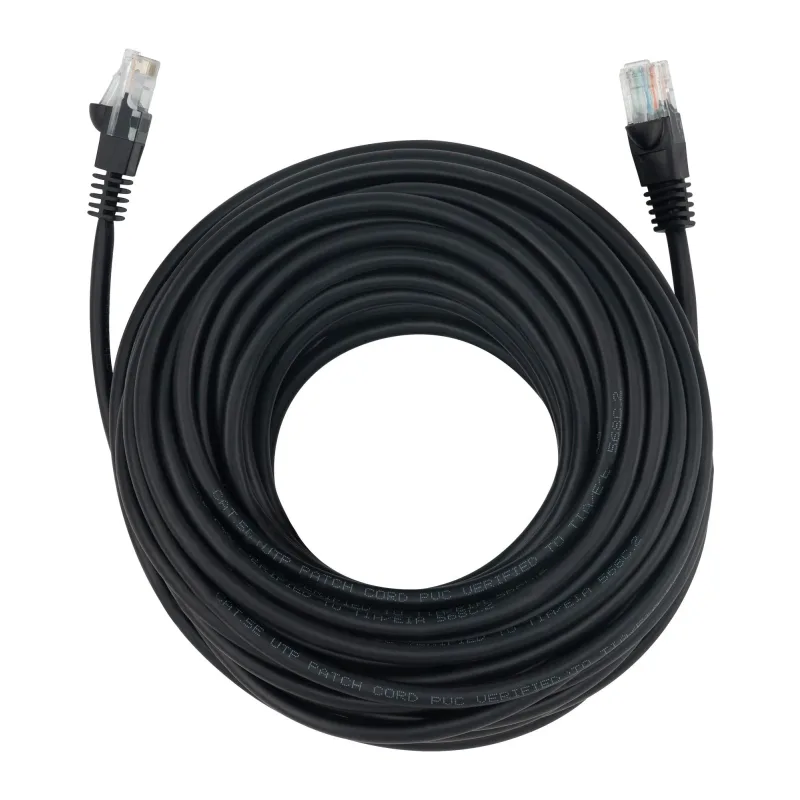 Патч-корд Buro UTP cat5E 15м черный RJ-45 (m)-RJ-45 (m)