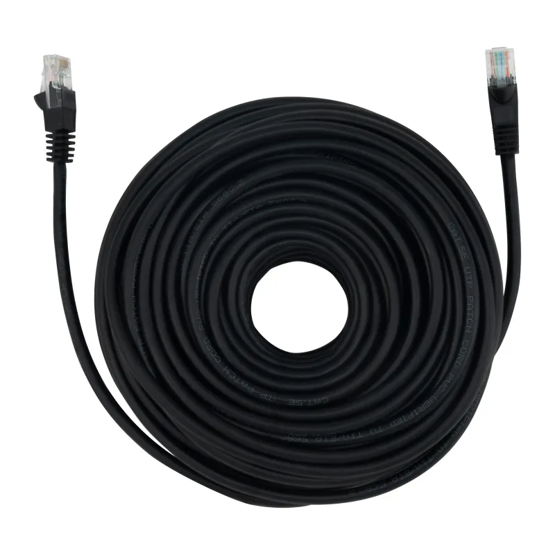 Патч-корд Buro UTP cat5E 30м черный RJ-45 (m)-RJ-45 (m)